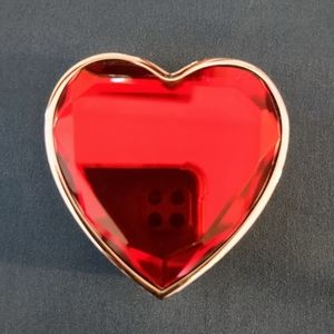 NEW Papyrus red heart trinket box